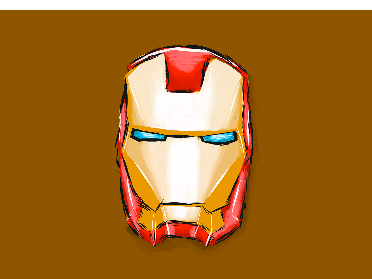 Illustration du casque d’Iron Man 