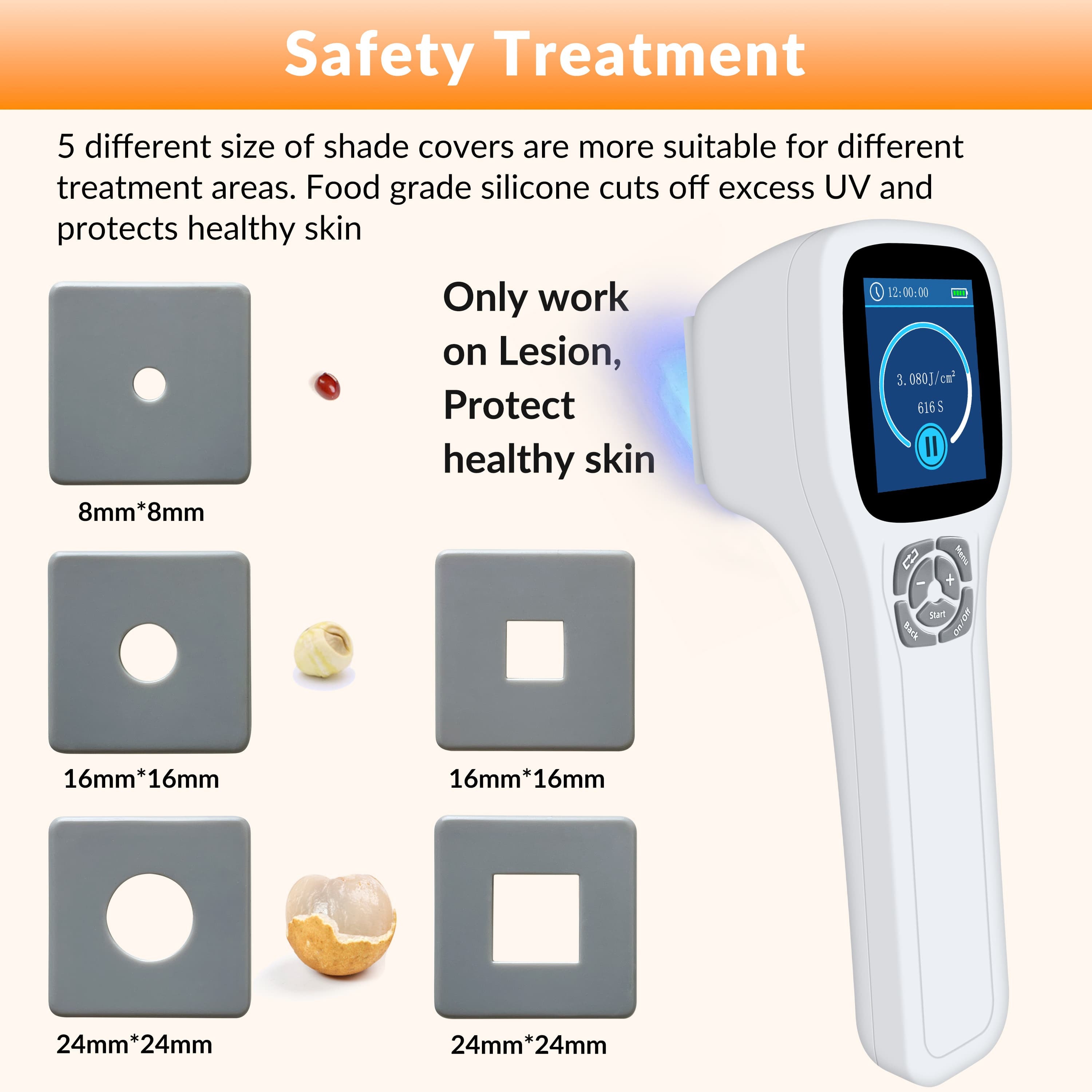 Portable 308nm Excimer UVB Light Therapy Lamp for Professional At