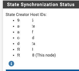 State Creator Host IDs