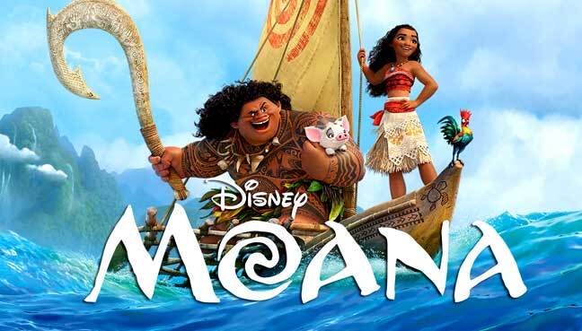 Affiche du film d’animation Vaiana (Moana)