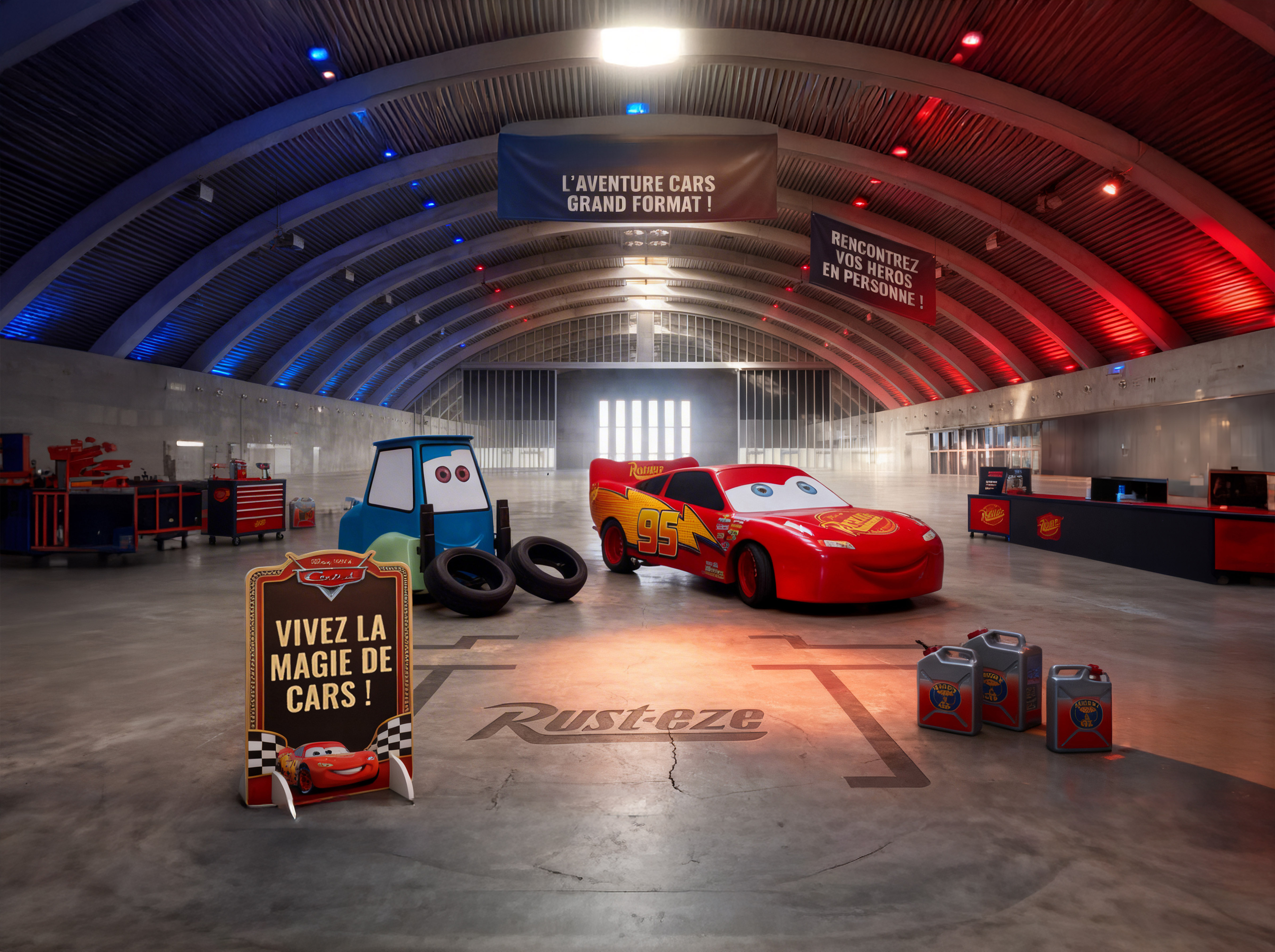 Répliques de véhicules inspirés de Cars