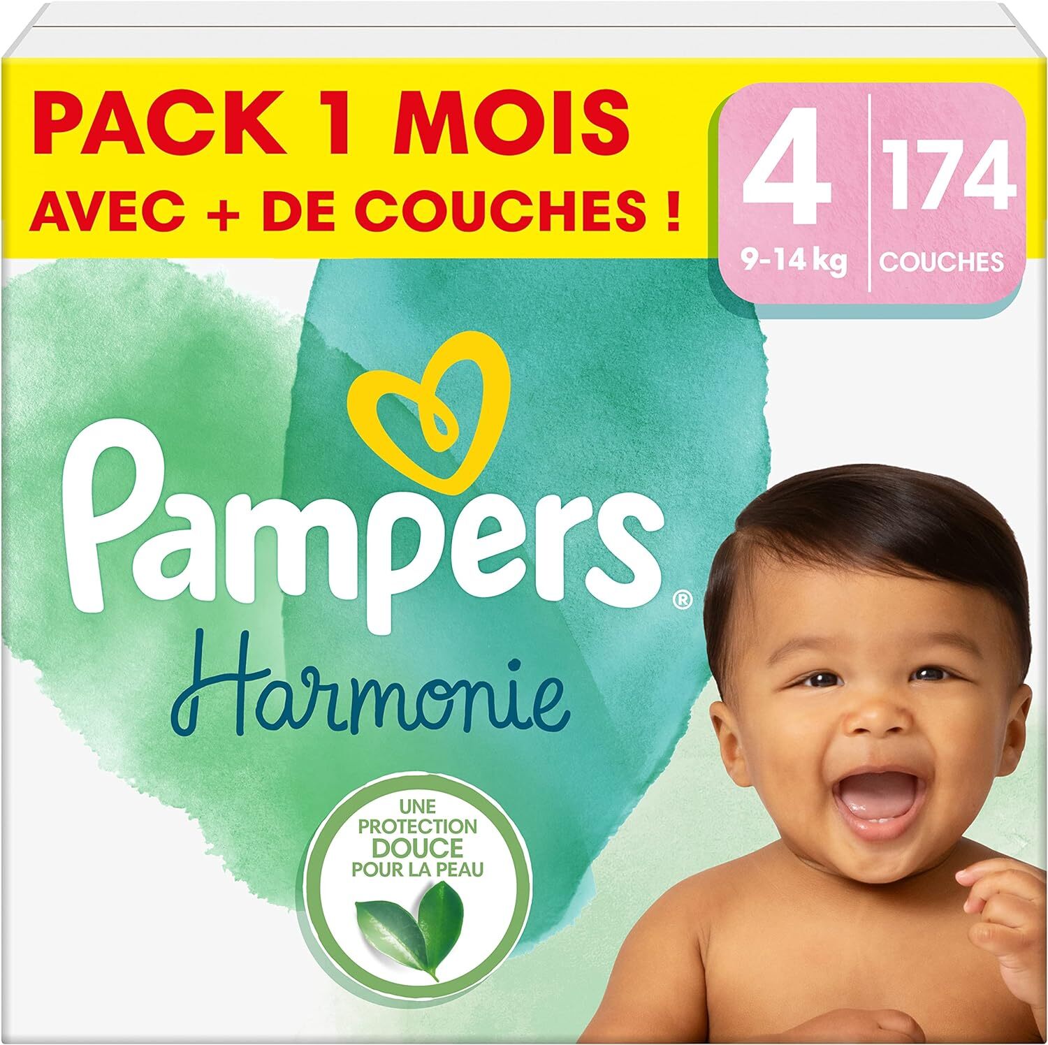 Pampers Couches Harmonie Pack 1 mois