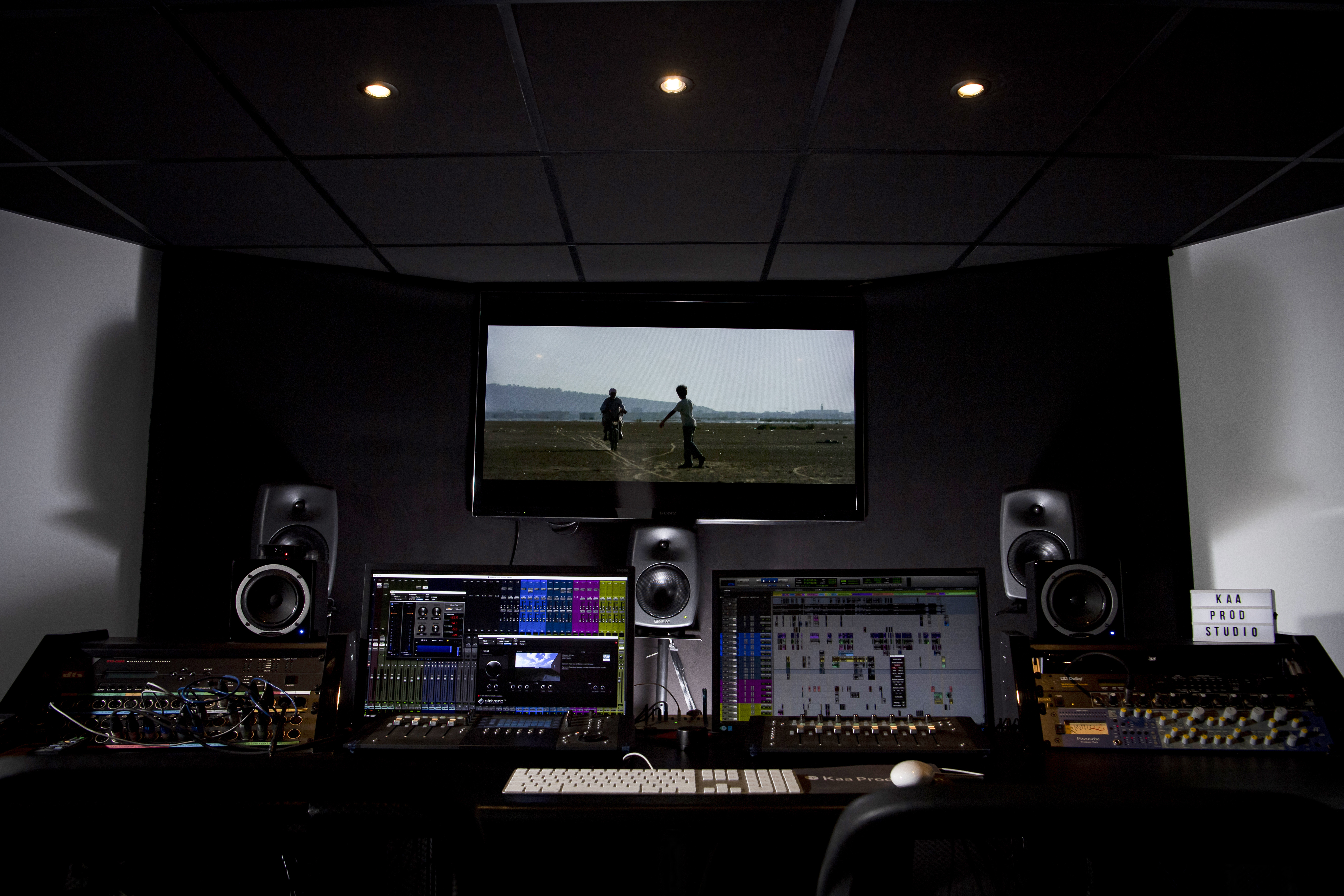 Studio 1 mixing and recording room.