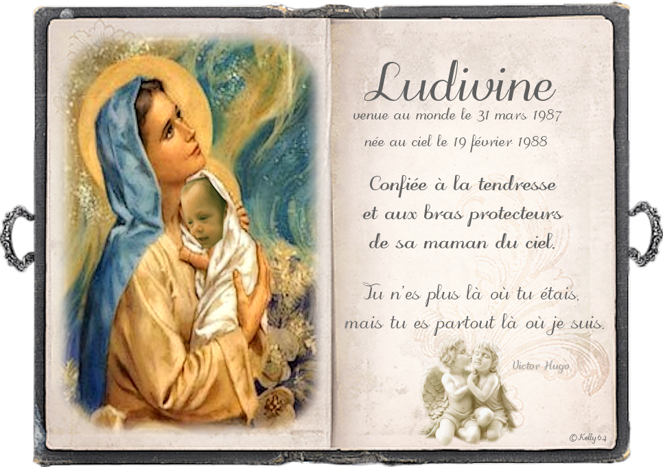 Ludivine notre petit ange 30 ans déjà DqWZ