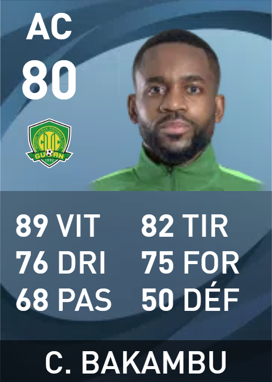 Enchère 13 : Cédric Bakambu (AC 80) [Spéciale Petits Clubs] EnQ1p