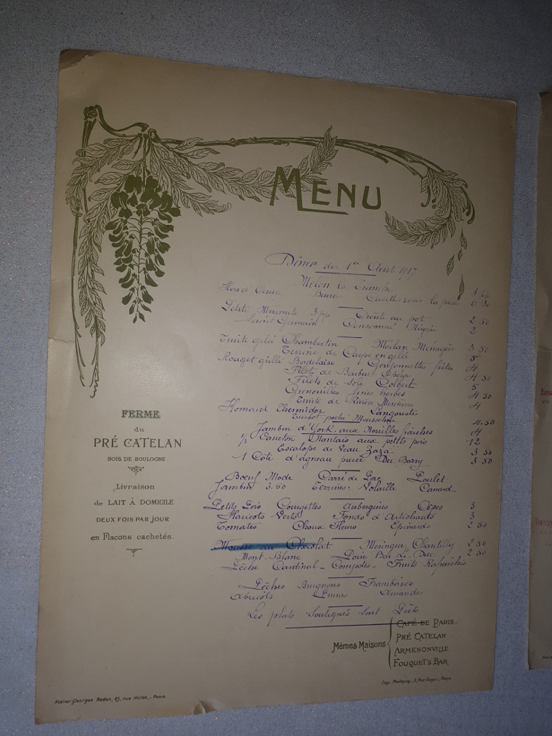 des menus.. PG9EO