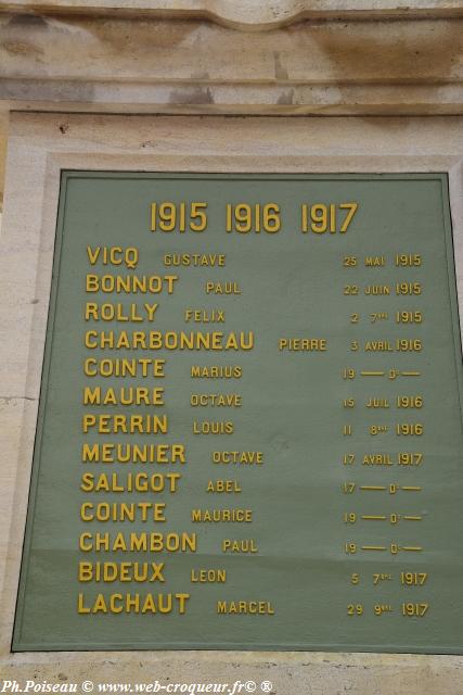 Meunier Octave 4ème D'Auxerre tué à Juvincourt le 17 avril 1917  V0aDZ