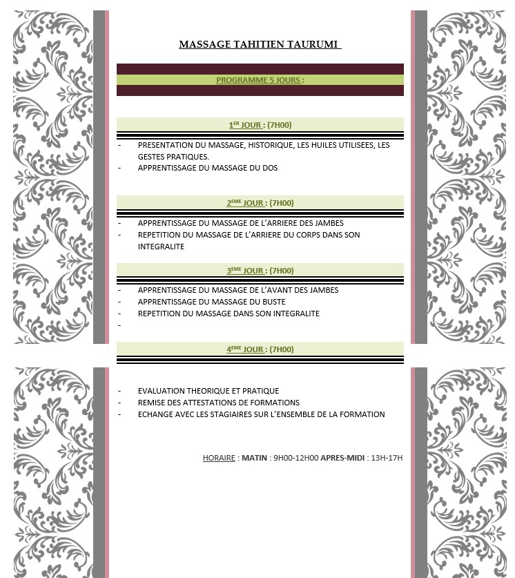 formation massage tahitien