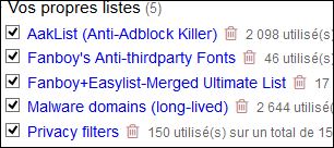 adguard vs easylist vs fanboy