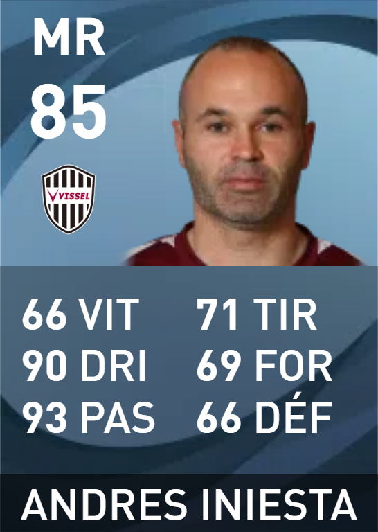 Enchère 2 : Andrés Iniesta (MR 85) [Bronze] WlmdK