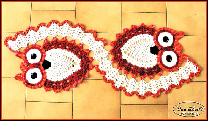 crochet - Tuto chemin de table au crochet Ym84g