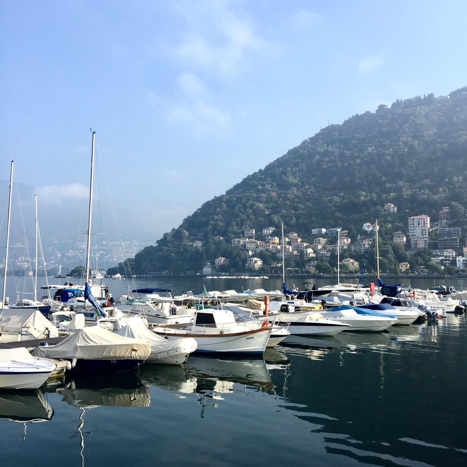 Port de plaisance à Como