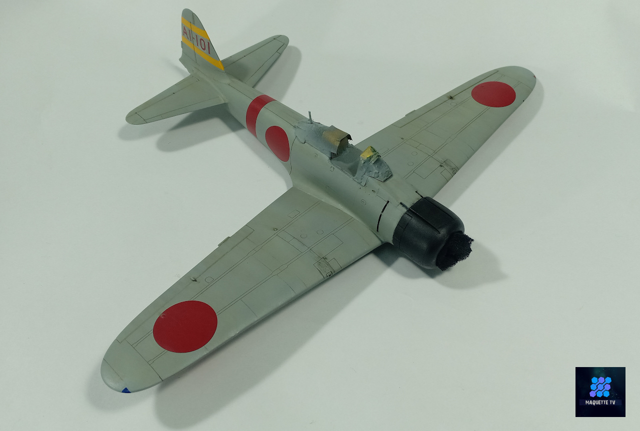 Mitsubishi A6M2 Zero [Tamiya 1/48°] de MaquetteTv - Page 2 A1xlue