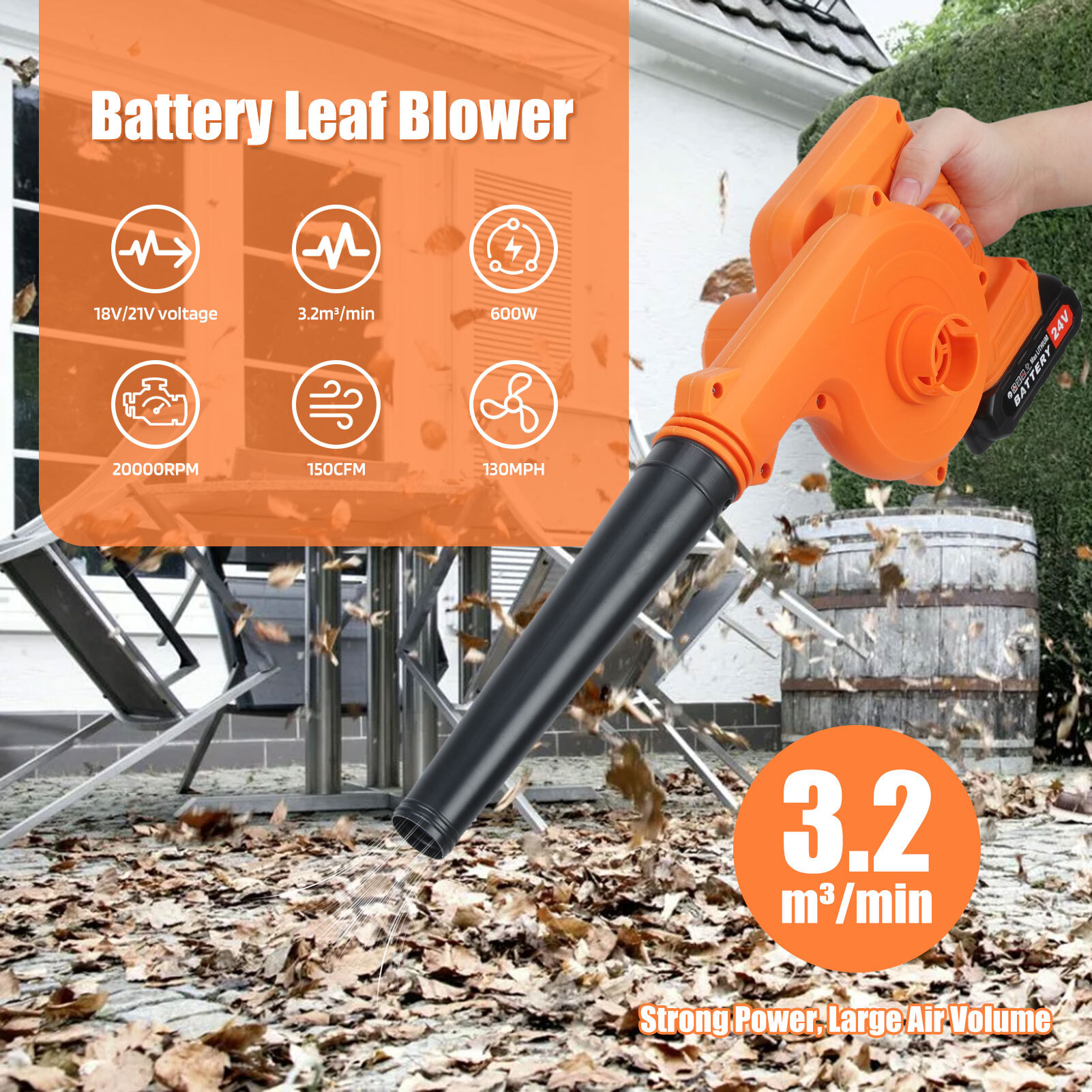 Quelle Puissance Pour Un Souffleur De Feuilles à Batterie