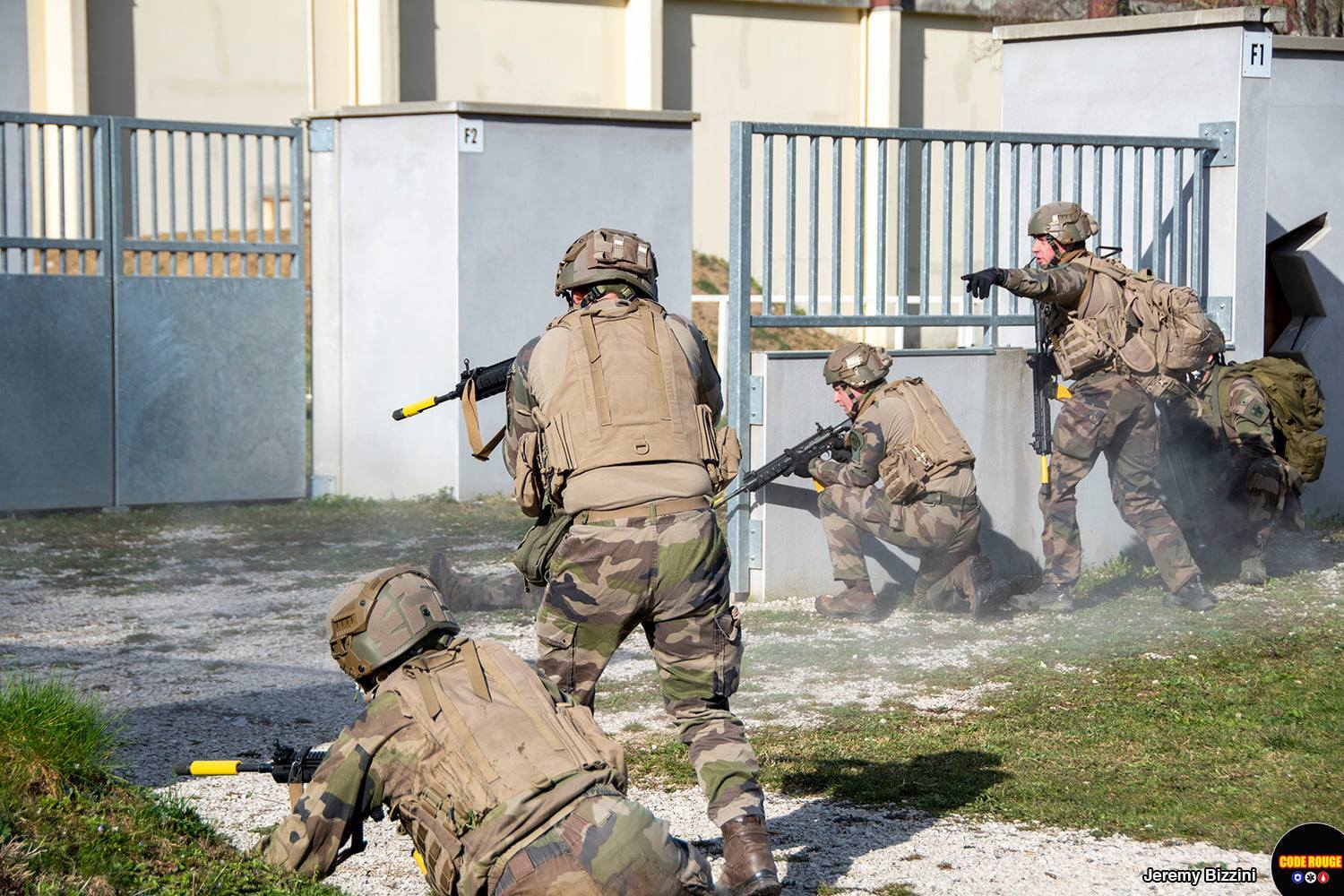 Scène issue du reportage sur un exercice du 13e BCA