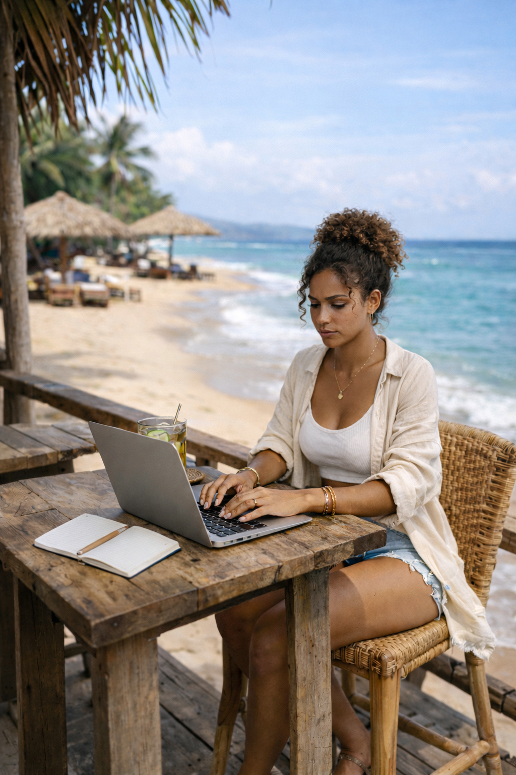 Digital nomade, entrepreneuse libre