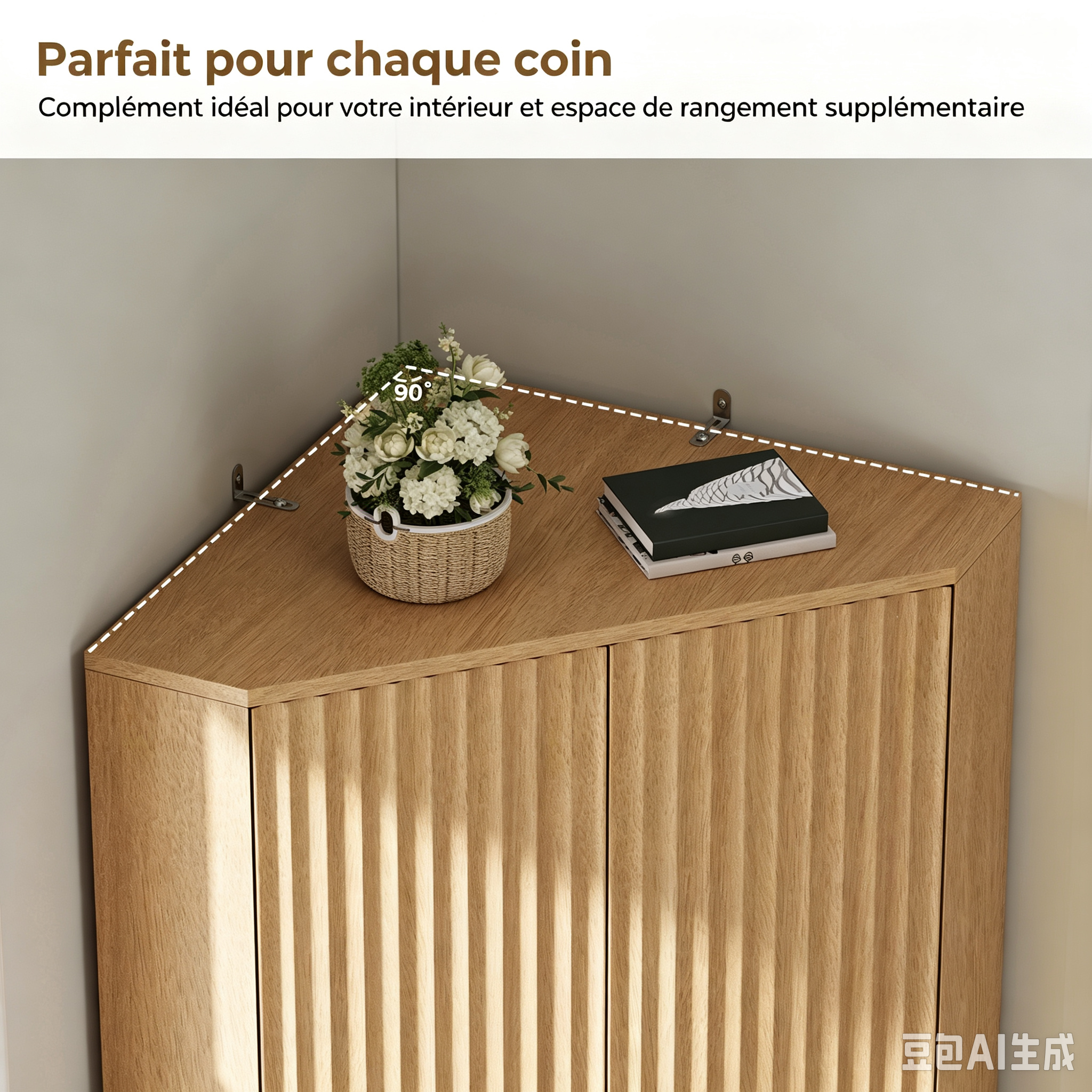 Meuble d'angle compact