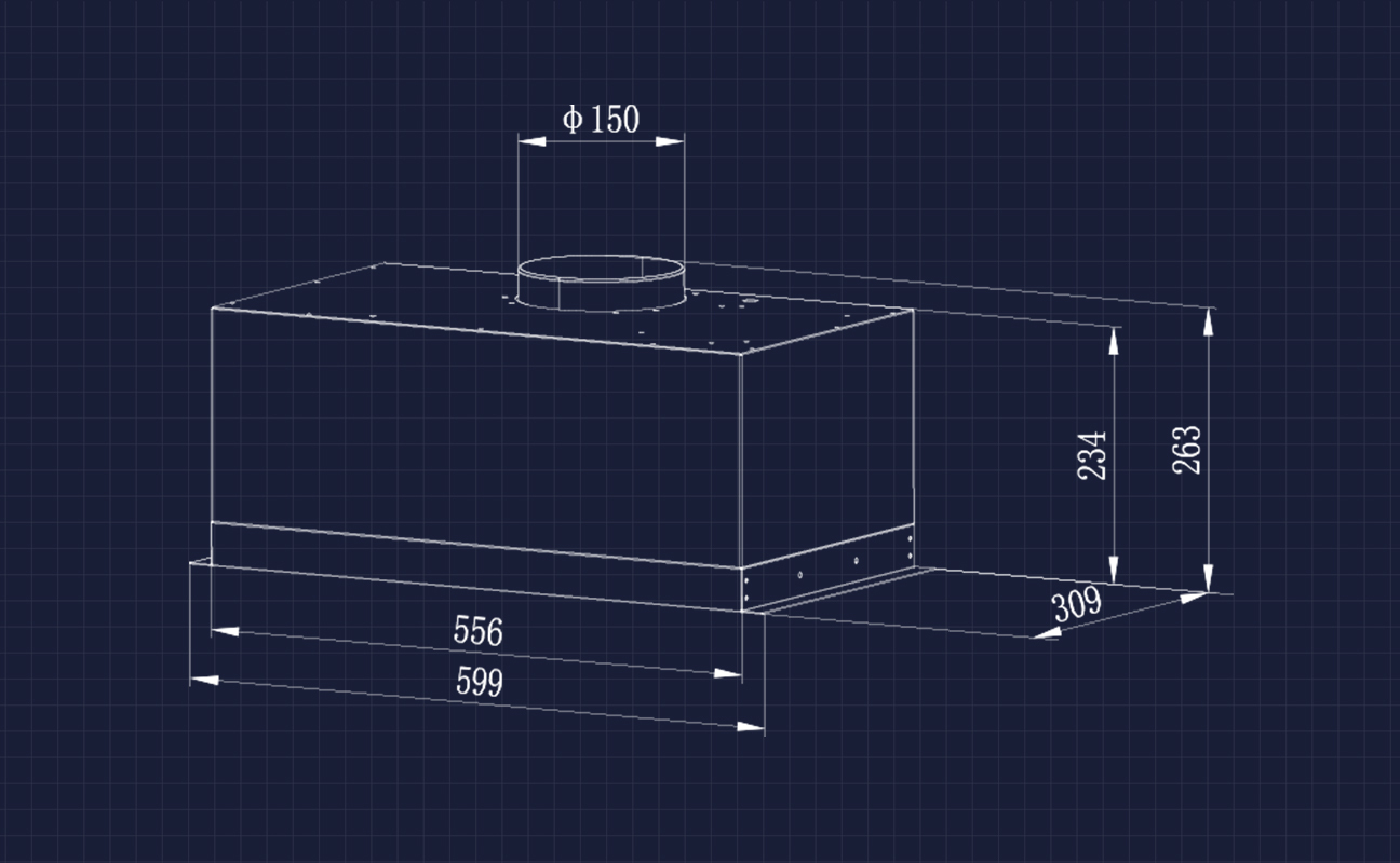 hotte aspirante 60cm
