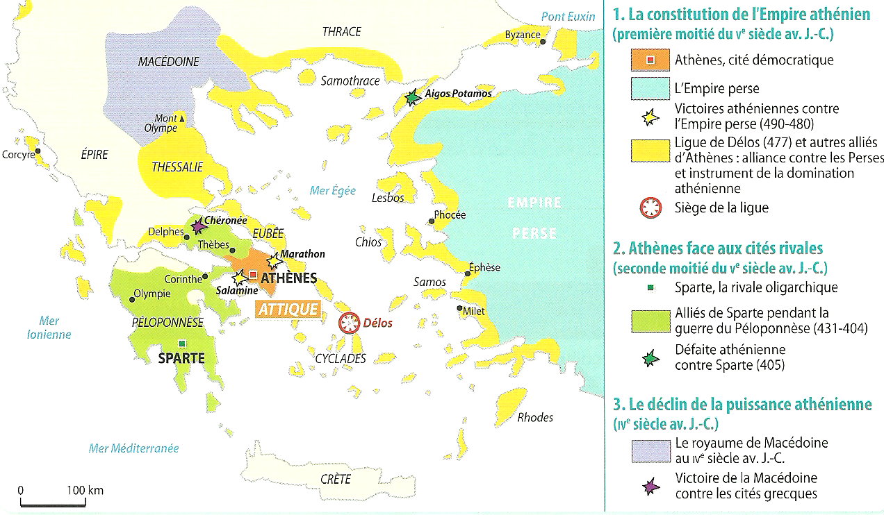 Athènes Régime Démocratique Et Empire Maritime Dhg