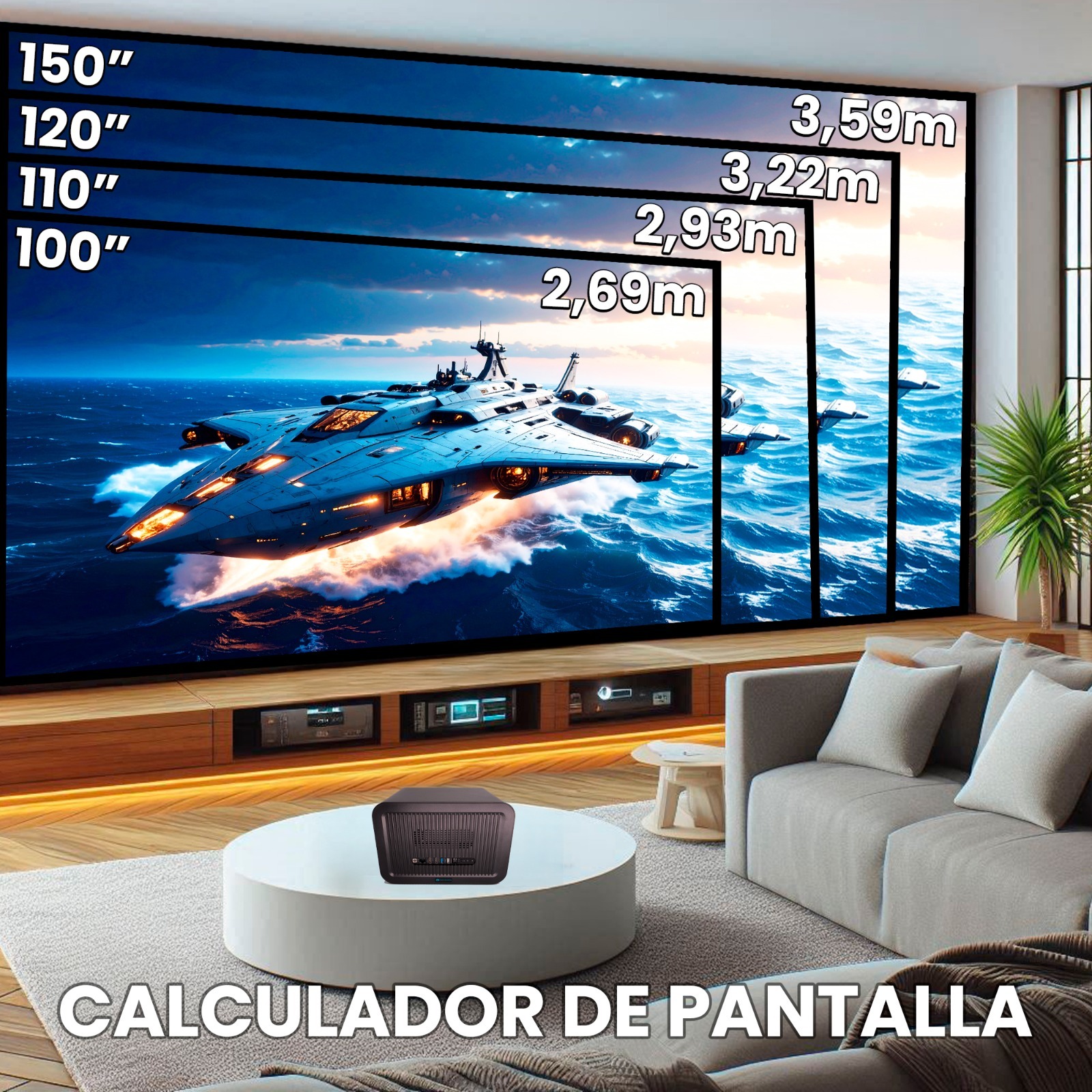 Calculador de pantalla de Seelumen 811 4K