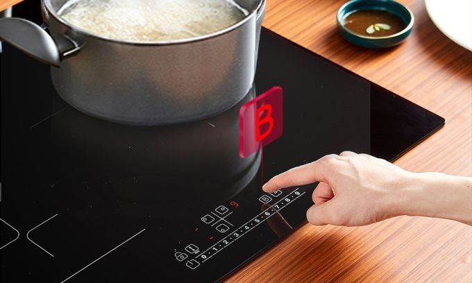 CIARRA CD3BFBIH Plaque Induction 3 Foyers - Flexizone - Boosters - 6500W - Affichage Digital - 9 Niveaux - Minuteur - L 59cm 13 plaque induction 3 foyers 60cm