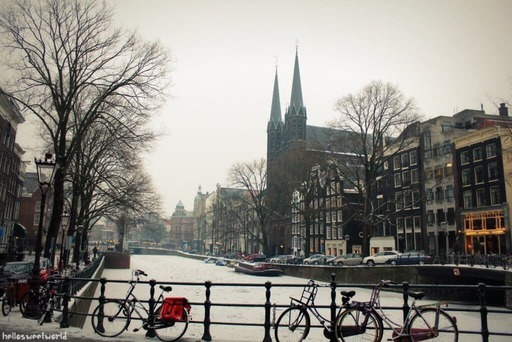 Amsterdam en hiver Amsterdam en hiver