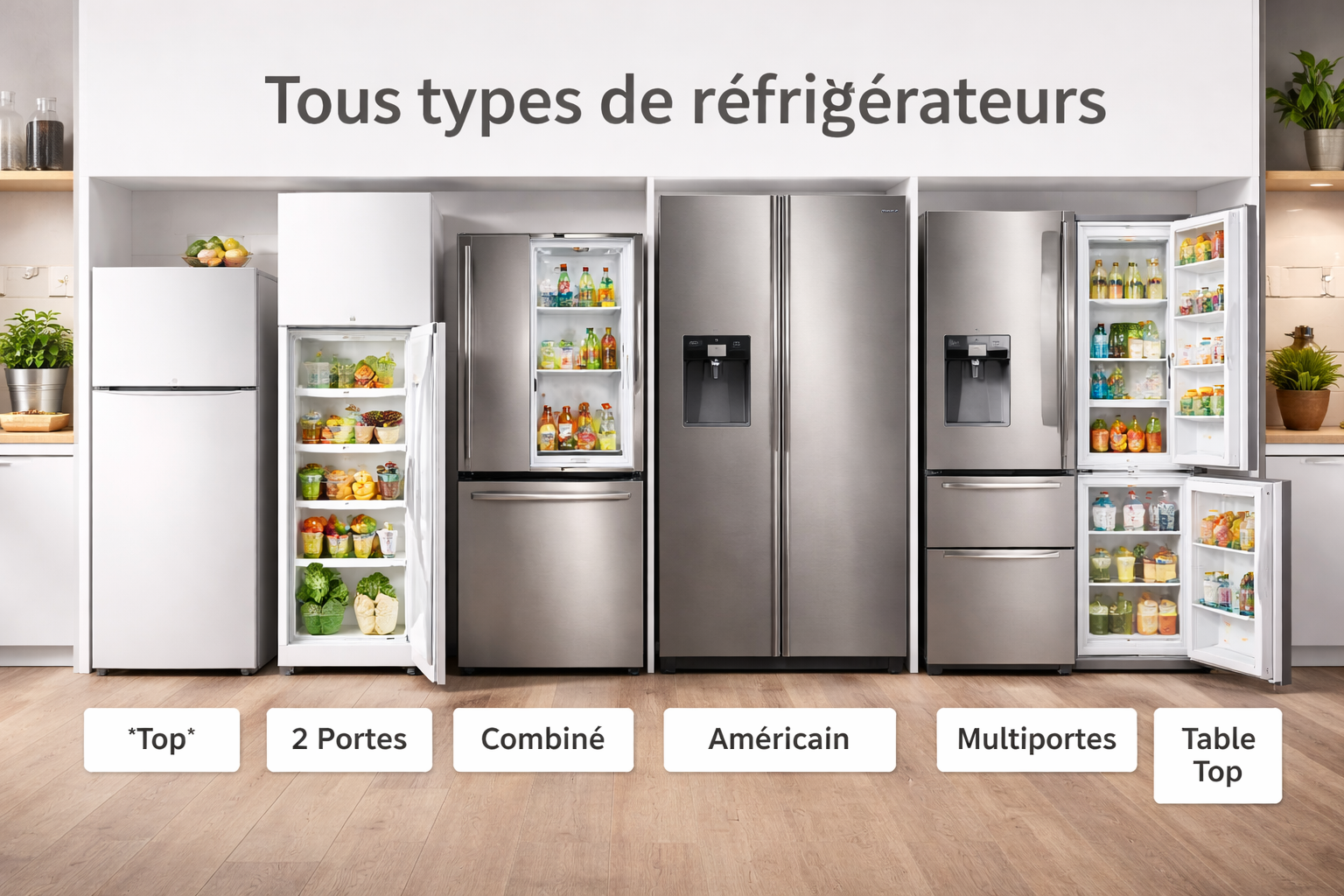 Comment choisir son réfrigérateur : taille, classe énergétique, options utiles