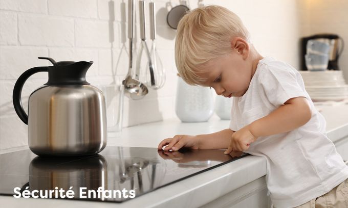 CIARRA CD3BFBIH Plaque Induction 3 Foyers - Flexizone - Boosters - 6500W - Affichage Digital - 9 Niveaux - Minuteur - L 59cm 16 ciarra plaque induction securite enfant