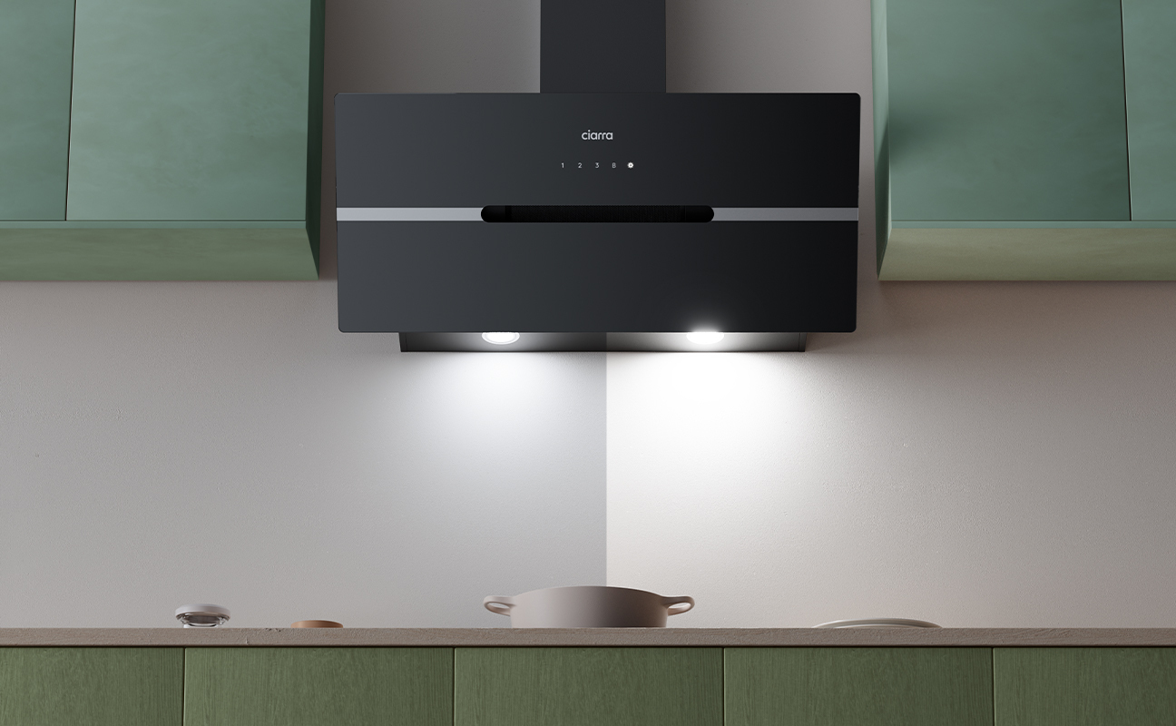 hotte murale 60cm tactile