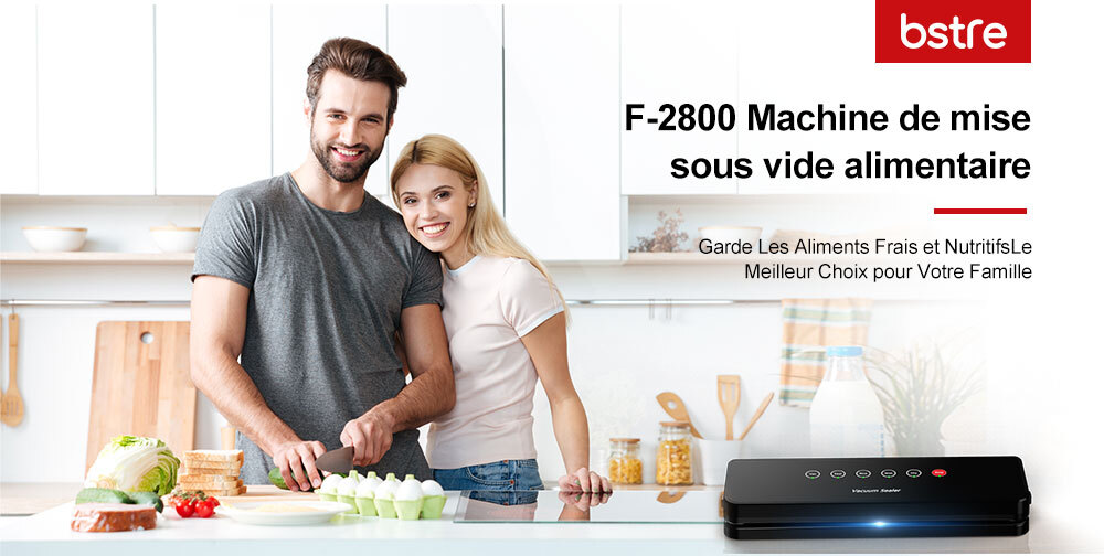 Machine Sous Vide 6 En 1 Avec 50 Sacs – Pour Conserver Aliments Secs Et Humides