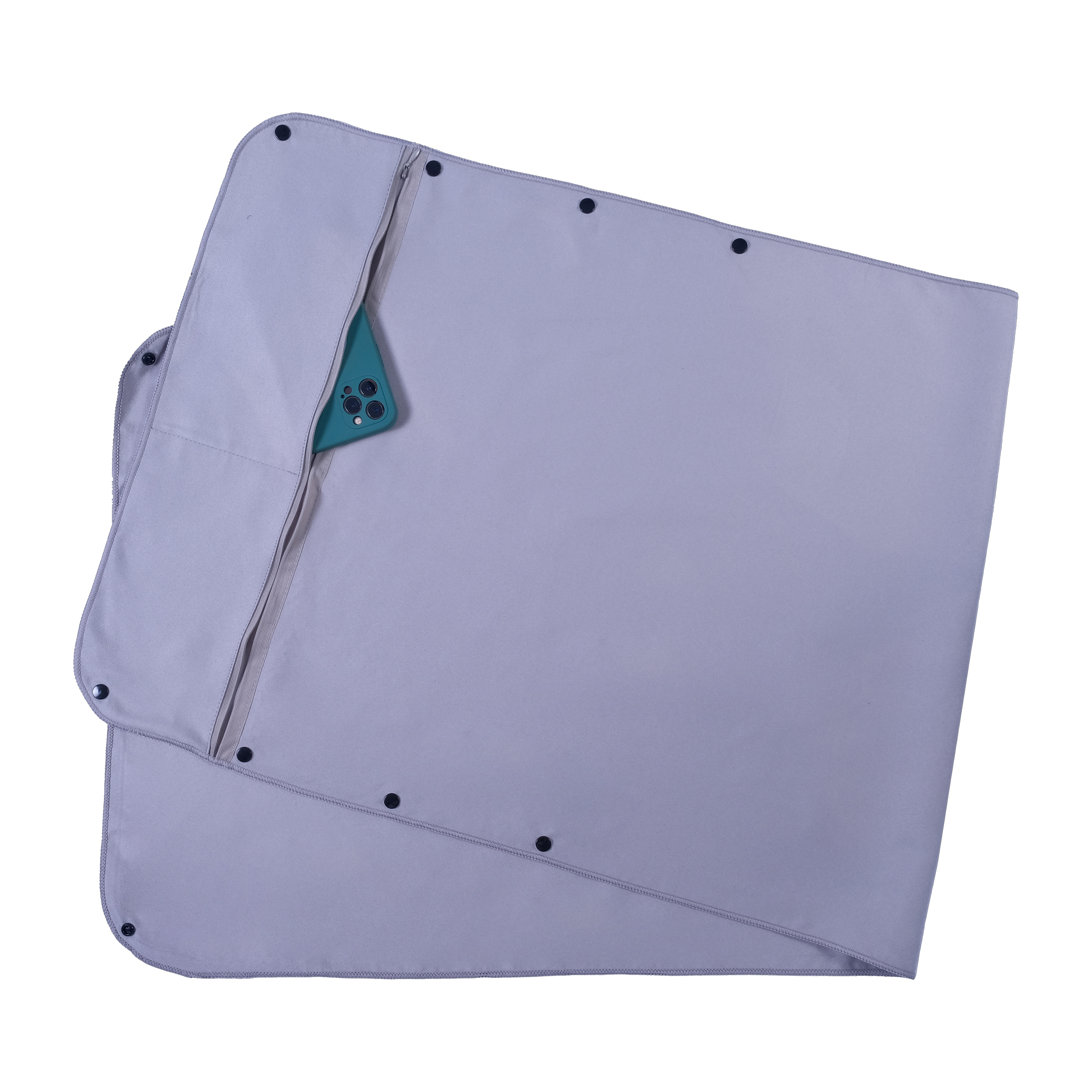 Brielle Fitnesshandtuch rutschfest - Magnet und Reißverschlusstaschen - Bild 25 von 38