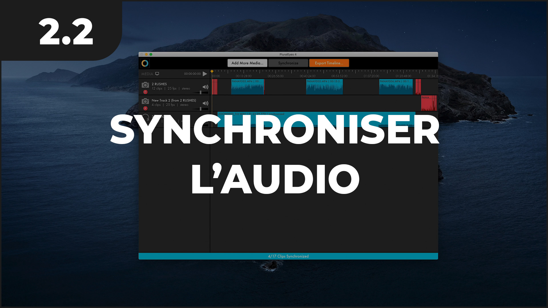 Synchroniser l'audio sur Adobe Premiere Pro
