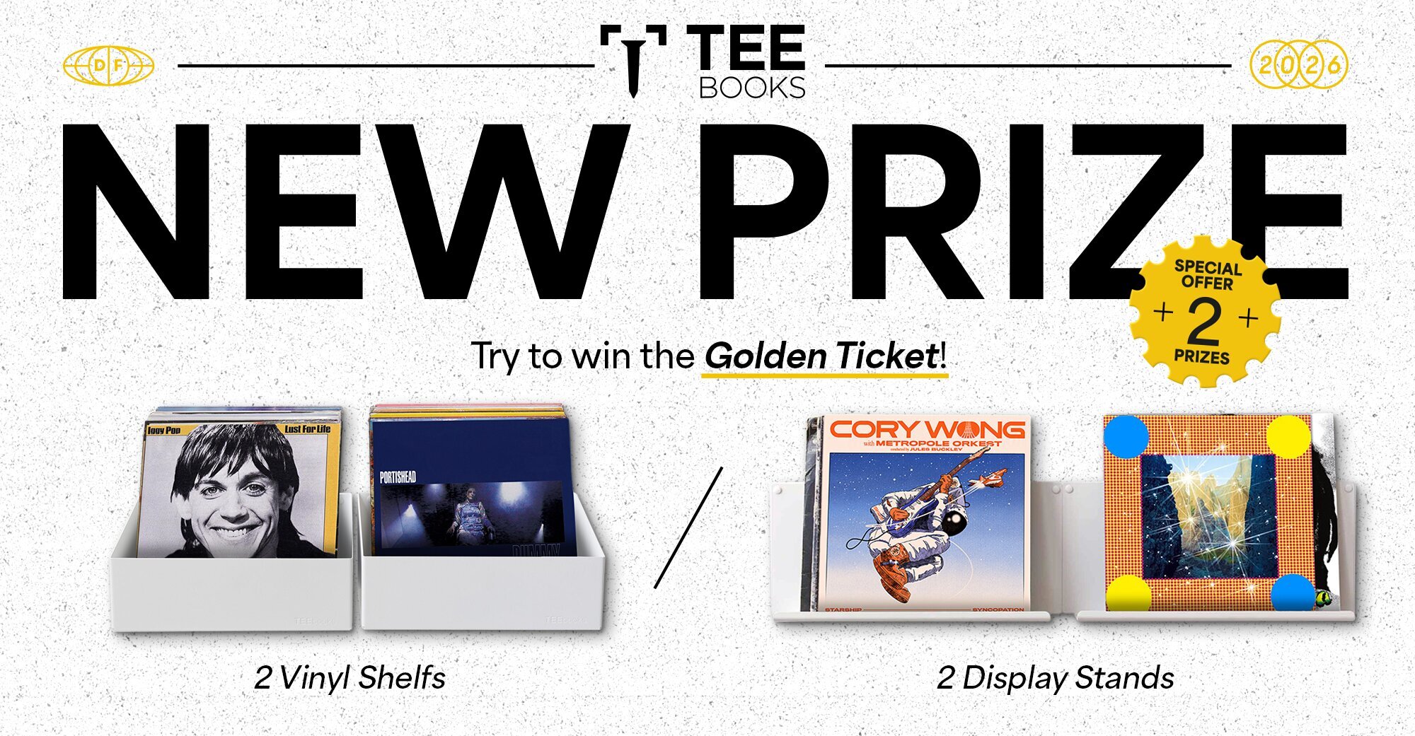 TEEbooks Vinyl Shelves