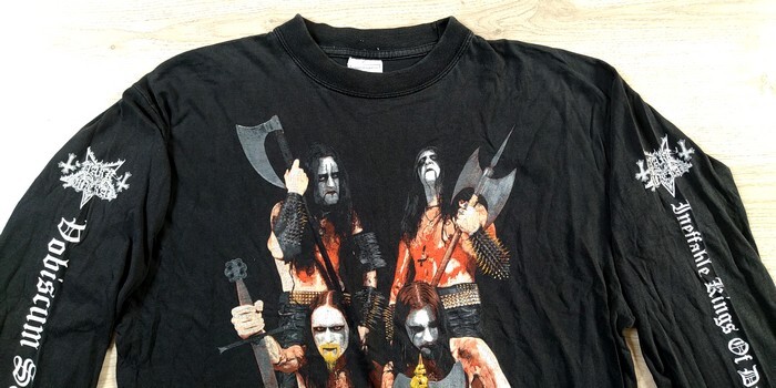 dark funeral MPI帯付き Vintage 1998 Dark Funeral Ineffable Kings Of Darkness Tour T-Shirt