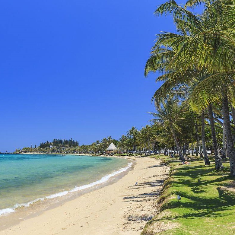 Plage de l'Anse Vata à Nouméa