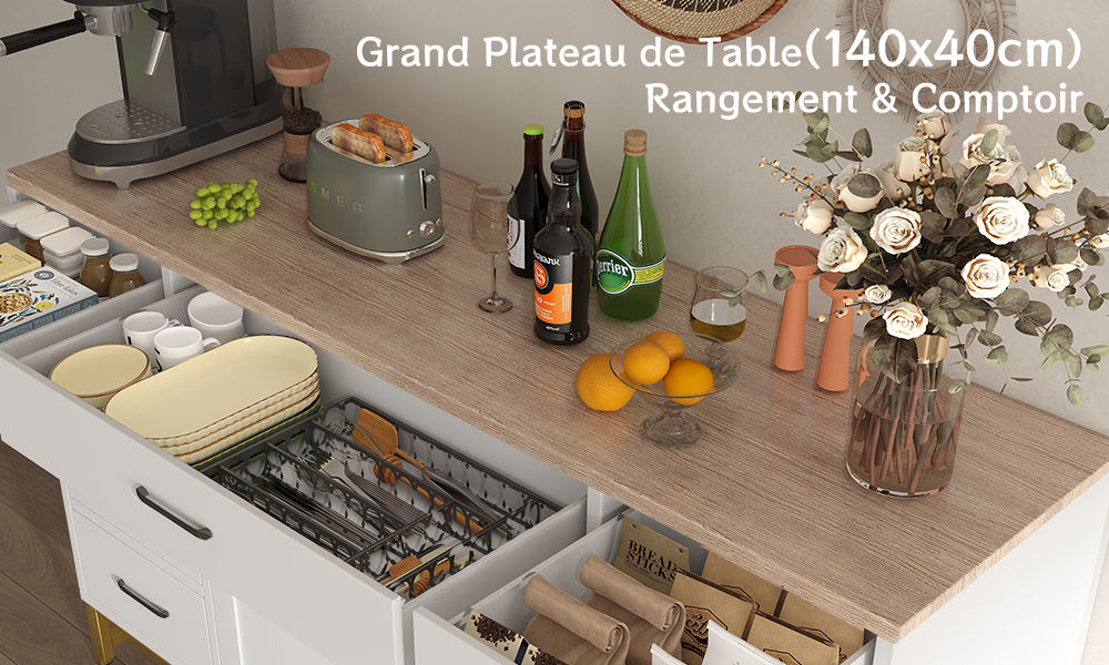 Buffet de rangement dans le salon