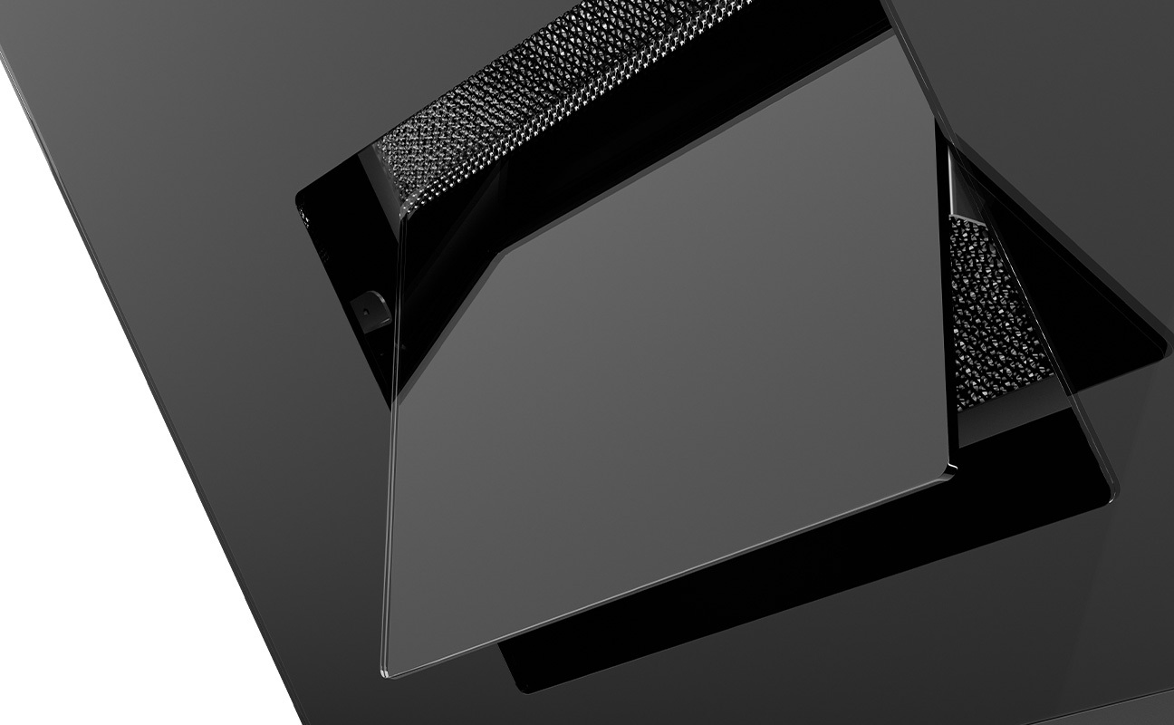 Hotte Murale Electrolux 60 Cm Noir - 600 M³/h, Verre Noir, éclairage LED Et Filtre Lavable
