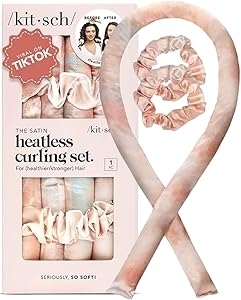 Satin heatless curling set - Kitsch