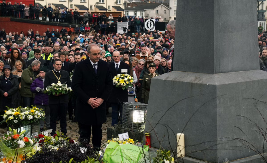 Le Président fédéral Victor Hardenbor Jr lors de l’hommage rendu aux victimes du terrorisme, à New Eringam, dans le quartier de Felbord, le 18 septembre 2019. Le Président fédéral Victor Hardenbor Jr lors de l’hommage rendu aux victimes du terrorisme, à New Eringam, dans le quartier de Felbord, le 18 septembre 2019.