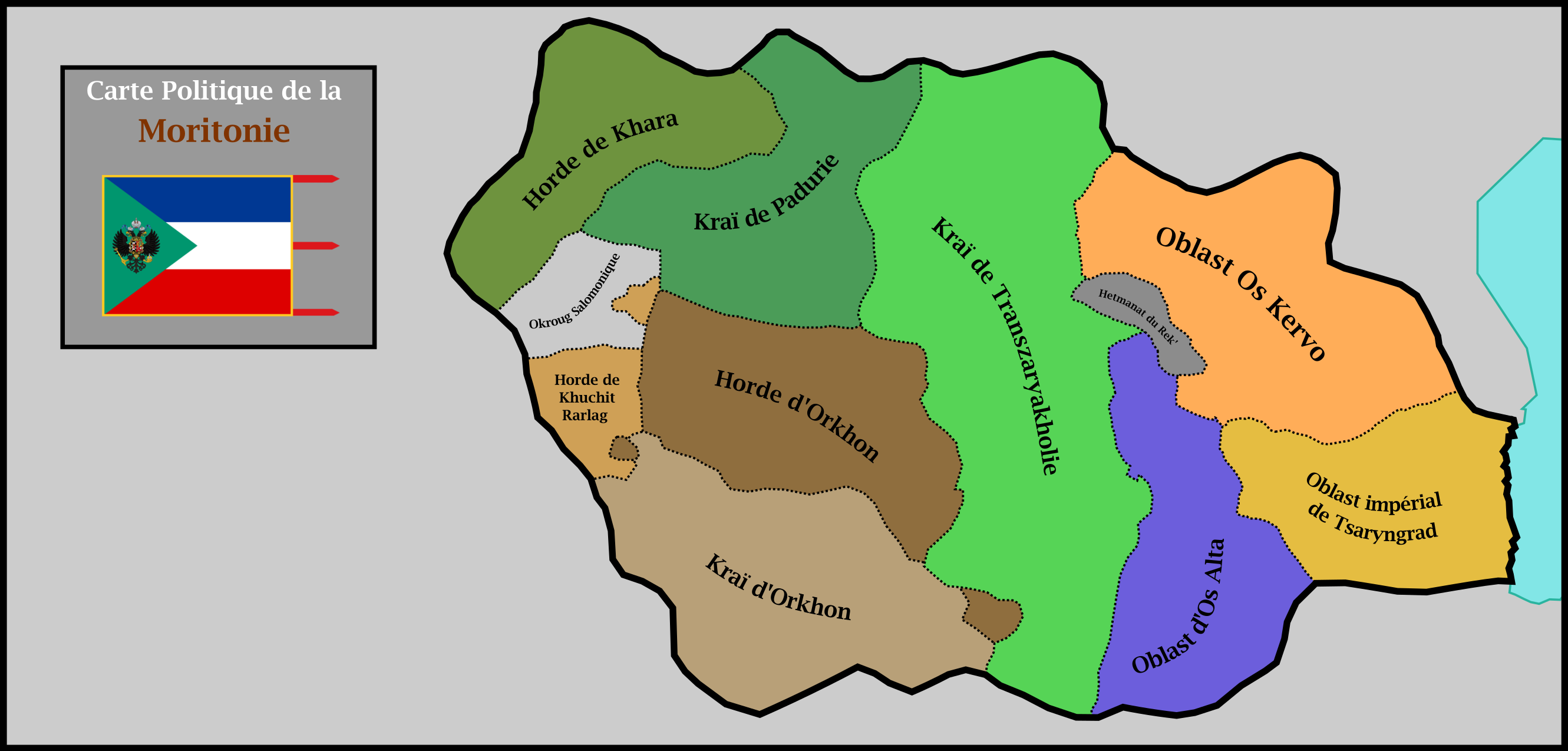 Carte administrative de la Moritonie