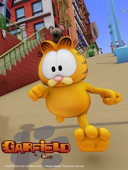 Affiche du dessin animé Garfield