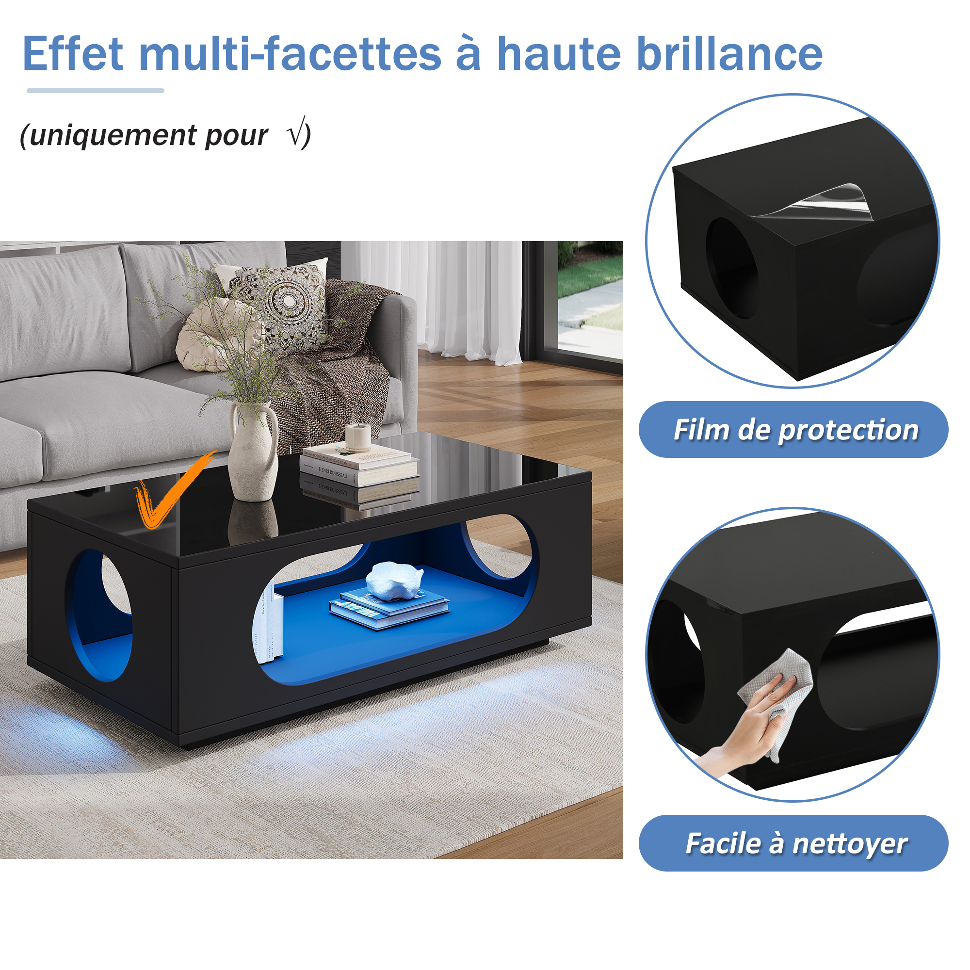 Panneau composite de fibres de bois à densité robuste