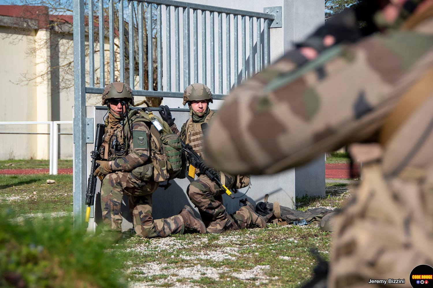 Scène issue du reportage sur un exercice du 13e BCA