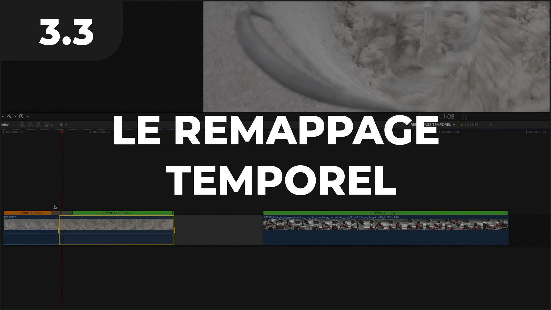Remappage temporel sur Final Cut Pro X