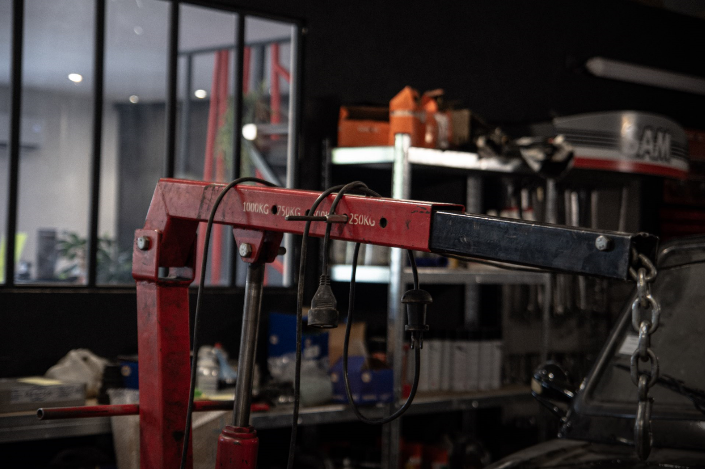 Intérieur du garage