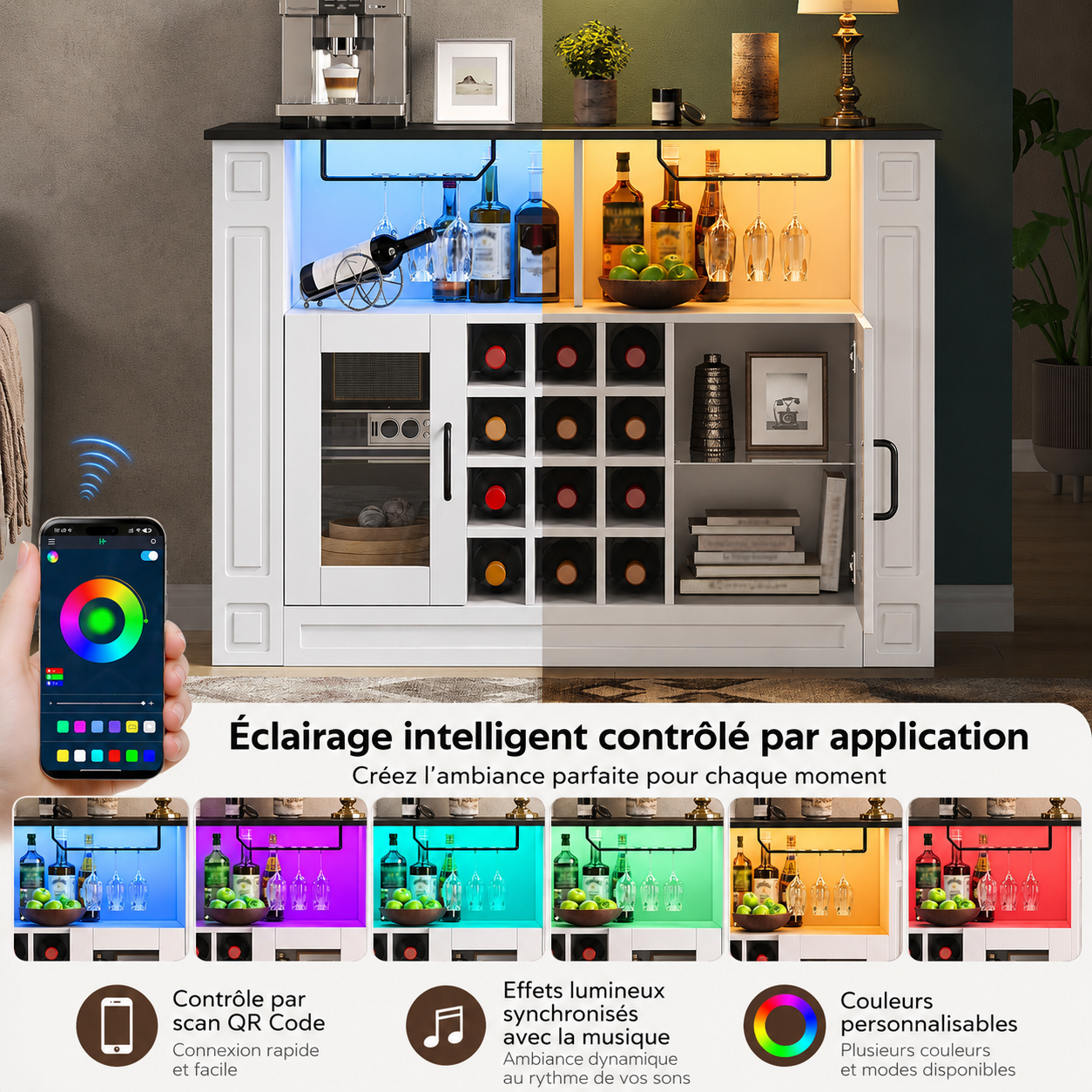 Éclairage LED RGB