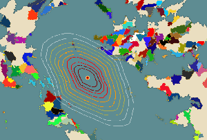 carte de projection scientifique