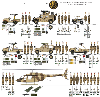 ORBAT d'une section des forces spéciales