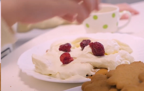 Gâteau à la framboise