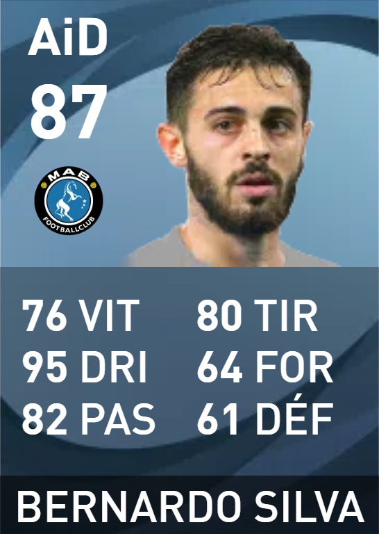 Enchère 11 : Bernardo Silva (AiG 87) [Argent] L2RWE